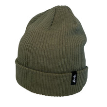 Load image into Gallery viewer, Organic Cotton Cuff Beanie - Olive Green