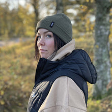 Load image into Gallery viewer, Organic Cotton Cuff Beanie - Olive