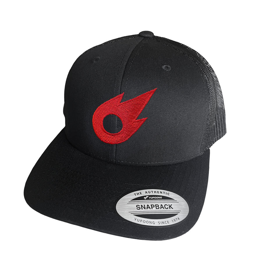 Comet Snapback Trucker - Black/Red