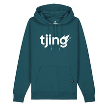 Load image into Gallery viewer, Far from basic, our Tjing hoodie is simple in style and built with lasting durability and functionality. Soft and comfort-driven design featuring our classic Tjing logo on the chest. The ideal layer for any season.
