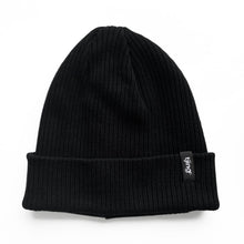 Load image into Gallery viewer, Organic Cotton Cuff Beanie - Black
