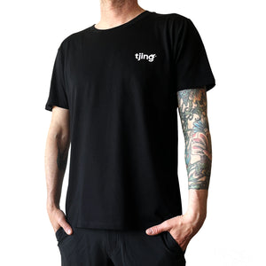 Chest Logo Unisex Tee - Black